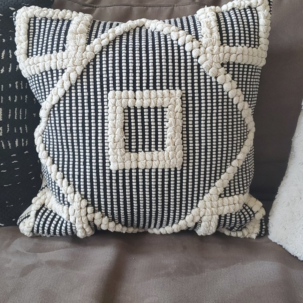 Target black and white pillow